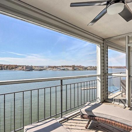 Sunny Osage Beach With Balcony And Lakefront View Esterno foto